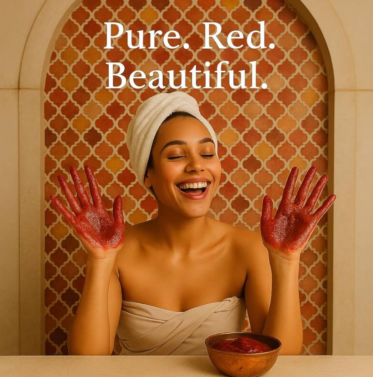Moroccan Black Soap with Aker Fassi – Red Poppy Petals & Pomegranate Shell – 100% Natural Artisan Beldi Hammam Soap for Radiance, Skin Firming & Deep Cleansing – Sourced & Crafted in Morocco