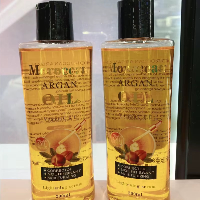 Moroccan Argan Oil Facial Body Moisturizing Massage Oil Softening Hair Care Vegetable Oil Brightens Skin Tone Essential Oils